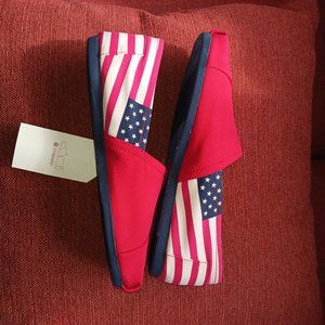 NIB 🇺🇸Mens sz10 Patriotic Slip On Joy&Mario  NWT